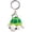A, variant on Adorable Crochet Turtle Keychain - Green Orange Plush Turtle Pendant with Key Ring, Portable Size, Cozy Design for Backpacks, Car Keys & Cute Gift