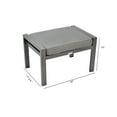 thumbnail image 2 of Tortuga Outdoor Lakeview Aluminum Outdoor Ottoman with Cushion - N/A Navy, 2 of 5