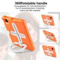 thumbnail image 7 of Case for iPad Pro 11 Case (4th 2022/3rd 2021/2nd 2020/1st 2018) with Shoulder Strap, Shockproof Handle Kickstand, Orange, 7 of 7