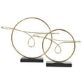 thumbnail image 5 of Alyssa Metal Round Table Ornament Set (Set of 2), 5 of 5