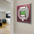 thumbnail image 3 of YouTheFan NCAA Texas A&M Aggies Stadium Series 3D Wall Art, 3 of 4