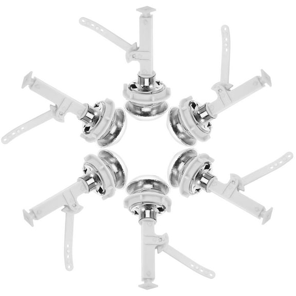 Raindrops 6 Pcs Flusher Toilet Button Flush Buttons 11.5X7CM