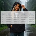 thumbnail image 3 of IUYRTFE Women's Half Zip Waterproof Jacket with Detachable Hood Long Sleeve Outdoor Windbreaker, 3 of 7