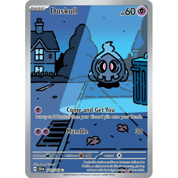 Pokemon Shrouded Fable Illustration Rare Duskull #68