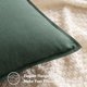 thumbnail image 2 of Miulee, 2 fundas de almohada de lino, 51 x 51 cm, color verde oscuro, 2 of 9