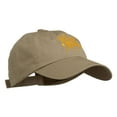 thumbnail image 5 of Knight on Horseback Embroidered Washed Cap - Khaki OSFM, 5 of 5