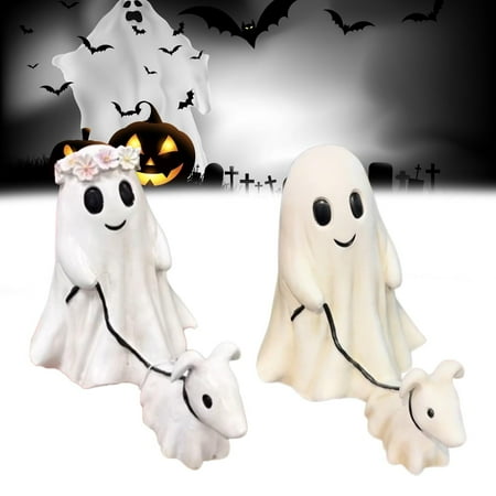 

HOT Ziwoki 2024 Ghost Walking Dog Sculptural Art - Haunting Halloween Ghost Dog Figurine