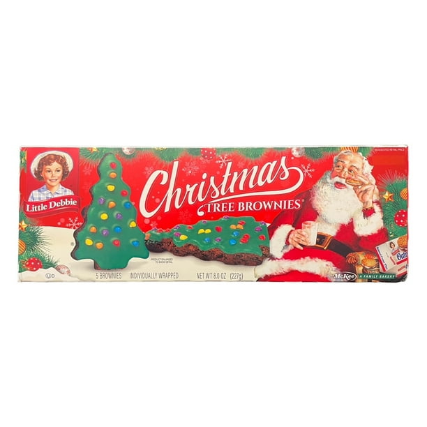 Little Debbie Chocolate Christmas Tree Brownies, Individually Wrapped