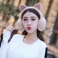 thumbnail image 5 of New Lovely Winter Warm Cat Ear Warmers Glitter Ears Plush Earmuffs for Women Playful Girls Ear Muffs Cold Protection Warm Hot (green), 5 of 7