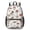 Mushroom and Sprig-1, variant on Mushroom and Star Black Pattern 17" School Backpacks for Teens,Waterproof Oxford Fabric,S-Shape Padded Straps for School,Travel,Hiking,Camping
