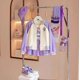 thumbnail image 1 of Sanrios-Falda plisada de estilo escolar para niñas, uniforme de béisbol Kawaii JK, Falda corta, pantalones largos, regalo para niños, 1 of 5