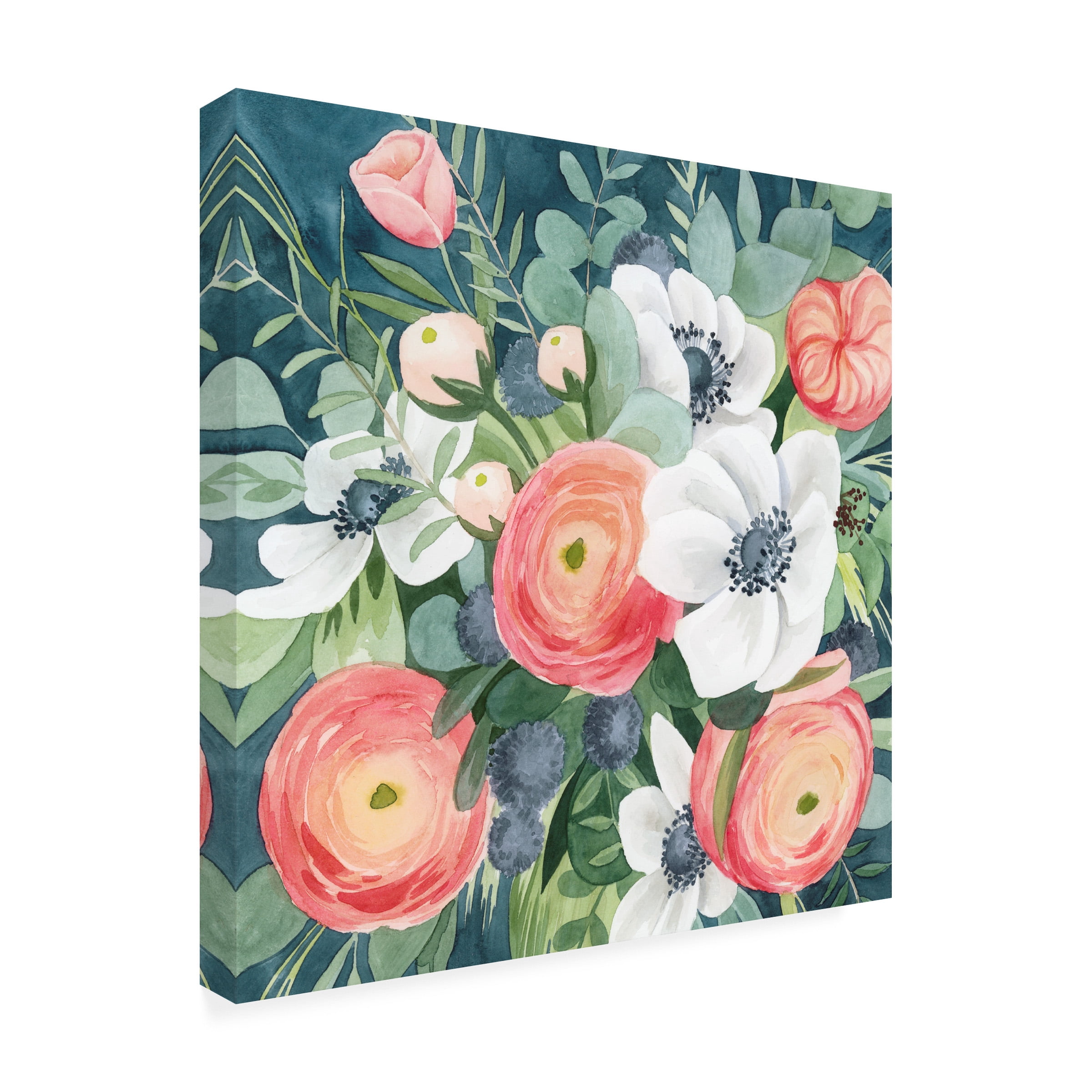 Grace Popp 'Bewitching Bouquet I' Canvas Art