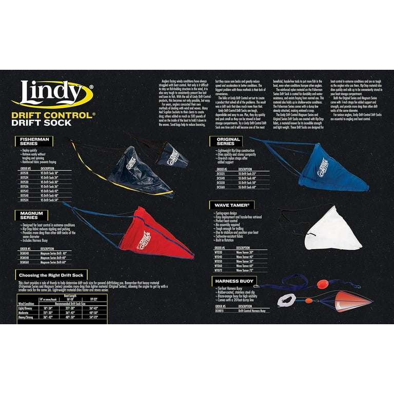 Lindy Drift Sock Fisherman Series 42in