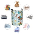 thumbnail image 6 of Fotbe Laundry Hamper With Durable Leather Laundry Basket Cartoon Car Racing Thickened Waterproof Round Collapsible Laundry Hamper, Dirty Clothes Laundry Basket, 6 of 8