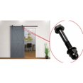 thumbnail image 2 of 2x perno (tornillo + tuerca) fijación puerta corredera M10 x 65mm cocina armario dosel mueble negro, 2 of 2