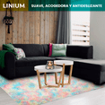 thumbnail image 2 of Alfombra Tapete Suave Linium 200x160 cm, Arcoíris, 2 of 9