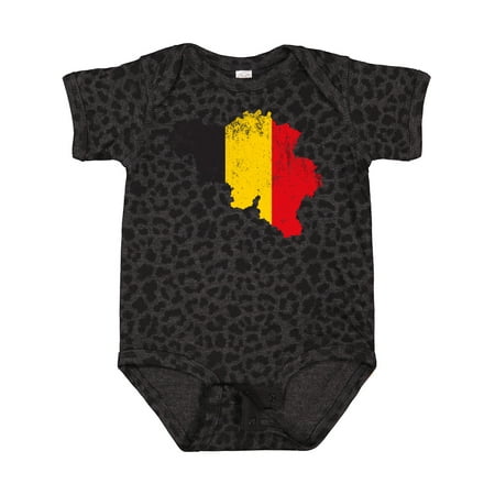 

Inktastic Belgian Map Flag Gift Baby Boy or Baby Girl Bodysuit