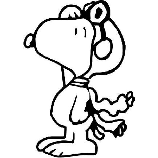 Snoopy Dog Salute Helmet Peanuts Cartoon Character Decors Wall Sticker Art Design Decal For Girls Boys Kids Room Bedroom Nursery Kindergarten Home Decor Stickers Wall Art Vinyl Decoration 30x15 Inch Walmart Com