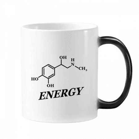 

Energy Strength Structure Molecular Chestry Mug Changing Color Cup Morphing Heat Sensitive 12oz
