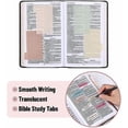 thumbnail image 5 of - Sticky Note Set, 410 Pack, Vintage Colors, Transparent Sticky Notes Tabs, Translucent Sticky Note Dividers Tabs, Stocky Notes for Bible Journaling, 5 of 9