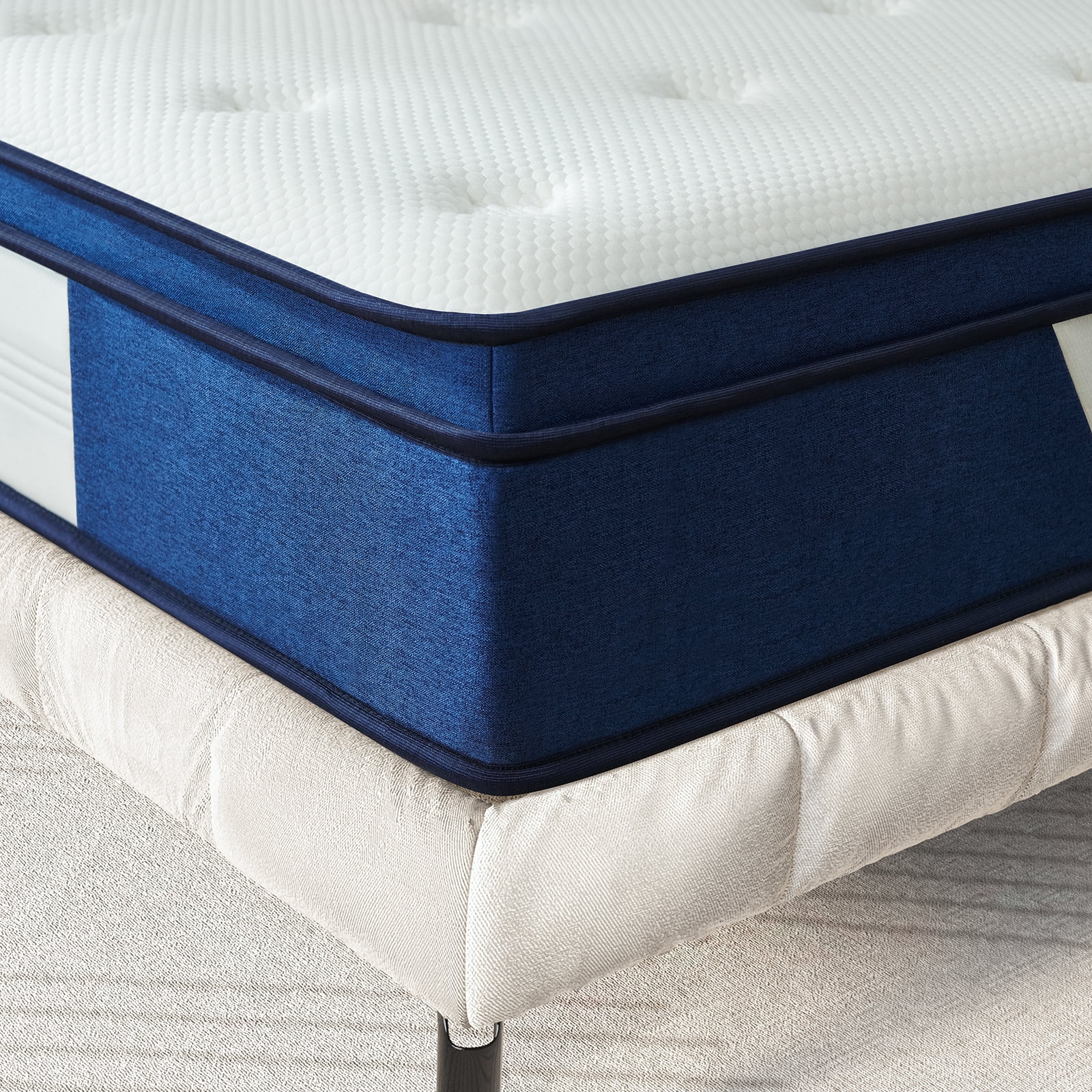 Queen Mattress 12" Soft Hybrid Innerspring Mattress in a Box