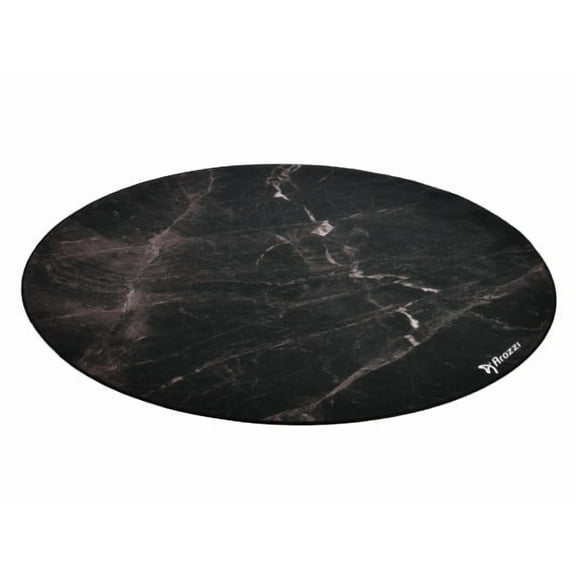 Arrozi Floor Mat, Zona Microfiber Gaming Chair Floor Mat for Carpet, Anti-Slip Noise Dampening Floor Mat for Office Chair (Black Marble)