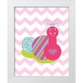 thumbnail image 1 of Robinson, Tamara 15x18 White Modern Wood Framed Museum Art Print Titled - Chevron Lovebug IV, 1 of 4