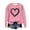 Pink 1, variant on Ltctricy Womens Crewneck Sweatshirts Casual Long Sleeve Loose Pullover Tops Cute Lounge Fashion Comfy Shirts