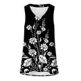 thumbnail image 4 of Drses Women's Tank Tops Womens Summer Fashion V-Neck Casual Printing Loose Blouse Womens Summer Tops, 4 of 4