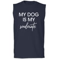 thumbnail image 1 of My Dog Is My Soulmate Adult Sleeveless Tee, 1 of 2