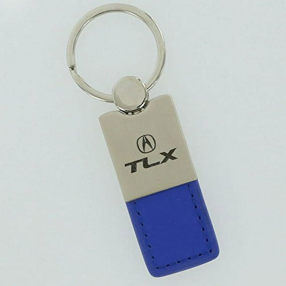 Acura TLX Keychain & Keyring - Duo Premium Blue Leather