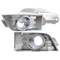 thumbnail image 3 of Front Bumper Fog Light Cover Bezel Trim Chrome 7T4Z17E810B 7T4Z17E811B for Edge 2007-2010 Accessories, 3 of 5