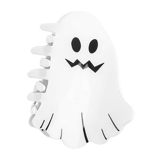 Bonitos pasadores para el pelo de Halloween Pasadores pequeños para mujeres y niñas Pasadores acrílicos franceses con pinza Pasadores con sujeción fuerte