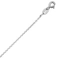 thumbnail image 4 of Sterling Silver Cubic Zirconia Mini Bead Barrel Pendant Necklace, 4 of 5