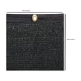 thumbnail image 5 of RV Awning Privacy Side Sunblock Shade Drop 8ft x 8ft Black Mesh UV Protection, 5 of 7