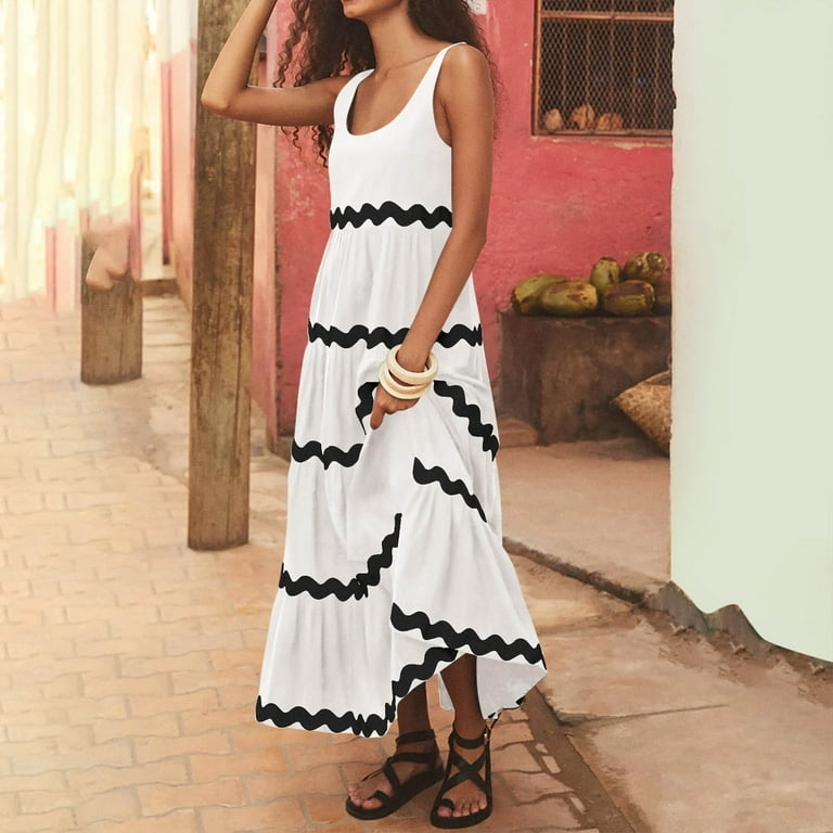 fitted lace wedding dress Lulu Stripe Halter Maxi main image 1