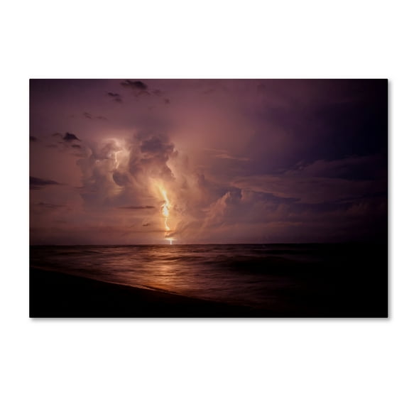 Trademark Fine Art 'Spooky_Lightning' Canvas Art by Chris Smith