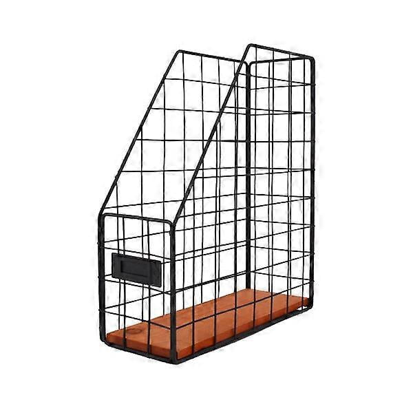 Multifunctional desk stand for slanted files in wrought iron