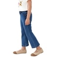 thumbnail image 2 of JLMSPLWG Toddler Girls Jeans Slim Fit Stretchy Flared Denim Pants for Kids Elastic Waist Bell Bottom Baby Girl Trendy Vintage Denim Jeans with Pockets, 2 of 9