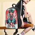 thumbnail image 5 of My Hero Academia MHA School Bag Daypack Multipurpose Backpack Satchel Bookbag Oxford Cloth Adjustable Shoulders Rucksack, 5 of 6