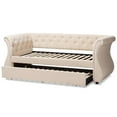 thumbnail image 5 of Bowery Hill Classic Tufted Daybed with Trundle in Beige, 5 of 9