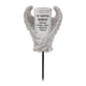 thumbnail image 1 of Jarrón de flores para cementerio con estaca, decoración para lápida de césped, elegante regalo conmemorativo para exteriores por la pérdida de un ser, 1 of 8