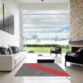 thumbnail image 7 of Ahgly Company Machine Washable Indoor Round Transitional Brown Red Area Rugs, 5' Round, 7 of 7