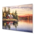 thumbnail image 2 of Designart "Cottage Hideaway Secluded Charm" Countryside Metal Wall Decor, 2 of 5