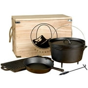 Stansport Cast Iron Pre-seasoned 5 Piece Cookware Set