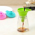 thumbnail image 2 of Collapsible Funnel, Set of 10, Flexible Silicone Collapsible Kitchen Funnel for Liquid/Powder Transfer Hopper, Food Grade Silicone Funnel, 2 of 7