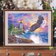 thumbnail image 5 of Cuadros Decorativos Taladro redondo completo, pintura de diamantes, paisaje de faro junto al mar, dibujo de mosaico Sywqhk Nuevos Originales, 5 of 9