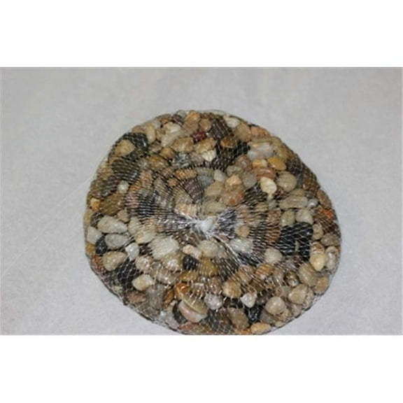 Athenas Garden PR-SM-B 0.2-0.4 in. Small Polished Stone Bag, 2 lbs - Black