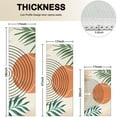 thumbnail image 4 of Orange Boho Geometric and Plant Pattern Kitchen Rugs Sets Of 3,Kitchen Runner Rugs Non Skid Washable,Decorative Kitchen Floor Mats for Kitchen,Sink,Laundry,17"x30"+ 17"x47" + 17"x59", 4 of 6