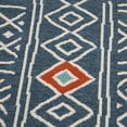 thumbnail image 7 of Ox Bay and Evette Rios Dora 2' x 3' Ivory/Navy Diamond Indoor/Outdoor Area Rug, 7 of 7